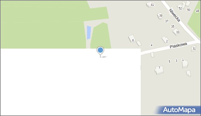 Poręba, Piaskowa, 10, mapa Poręba