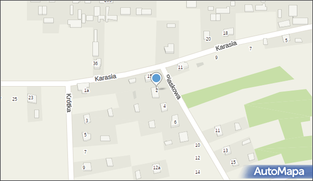 Przędzel, Piaskowa, 2, mapa Przędzel