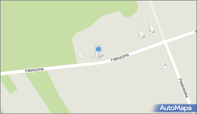 Przemyśl, Piastowska, 20, mapa Przemyśla