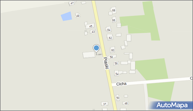 Przyrów, Piaski, 41, mapa Przyrów