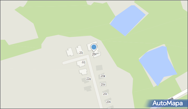 Pyskowice, Piaskowa, 20h, mapa Pyskowice