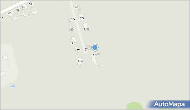 Pyskowice, Piaskowa, 57l, mapa Pyskowice