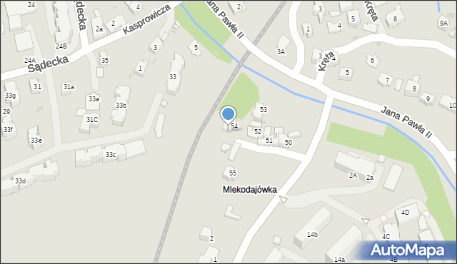 Rabka-Zdrój, Piłsudskiego Józefa, marsz., 54, mapa Rabka-Zdrój