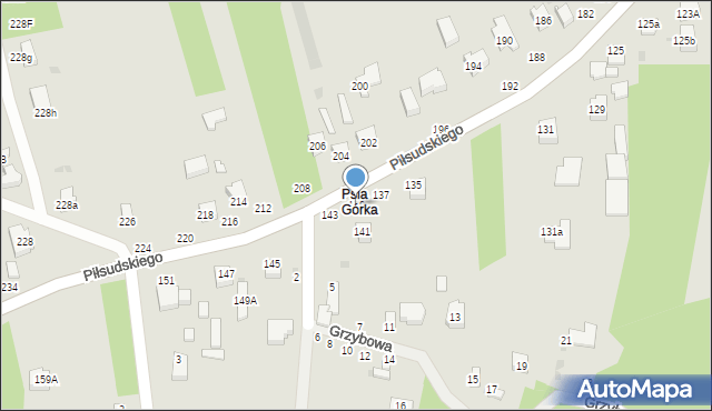 Radomsko, Piłsudskiego Józefa, marsz., 139, mapa Radomsko