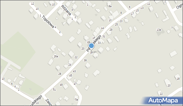 Radomyśl Wielki, Piłsudskiego Józefa, marsz., 37, mapa Radomyśl Wielki