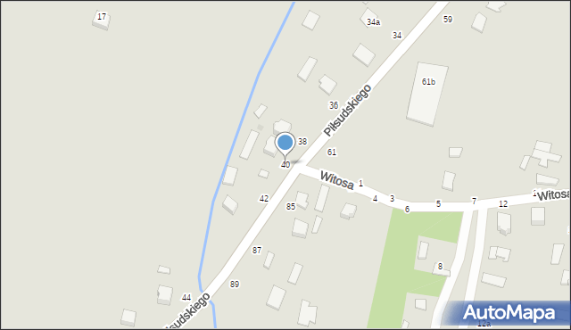 Radomyśl Wielki, Piłsudskiego Józefa, marsz., 40, mapa Radomyśl Wielki