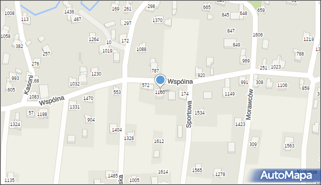 Radziechowy, Piekarska, 1160, mapa Radziechowy