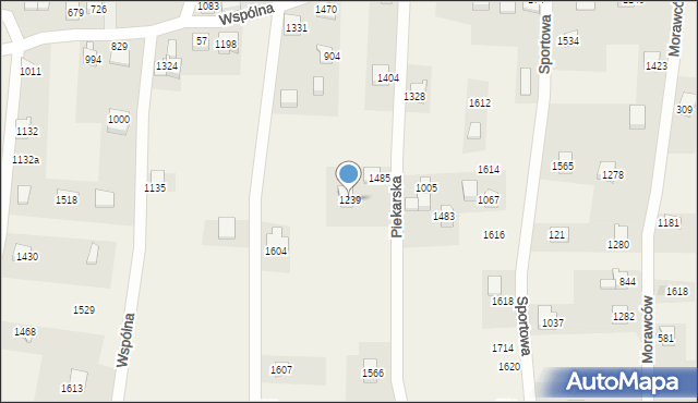 Radziechowy, Piekarska, 1239, mapa Radziechowy