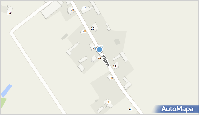 Radziłów, Piękna, 32, mapa Radziłów