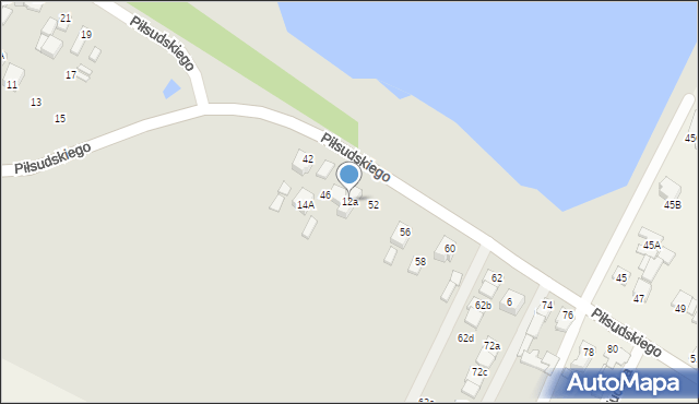 Radzymin, Piłsudskiego Józefa, marsz., 12a, mapa Radzymin