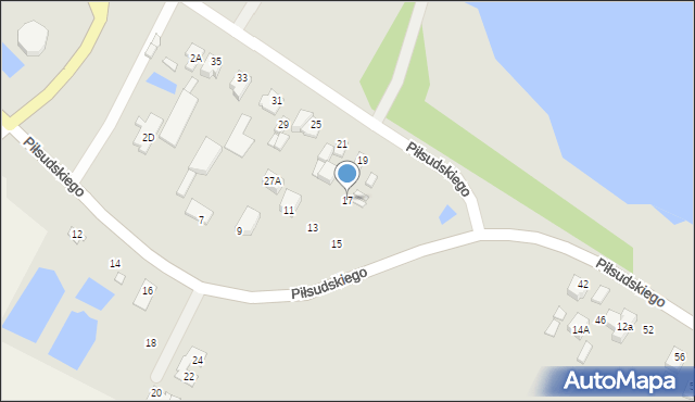 Radzymin, Piłsudskiego Józefa, marsz., 17, mapa Radzymin