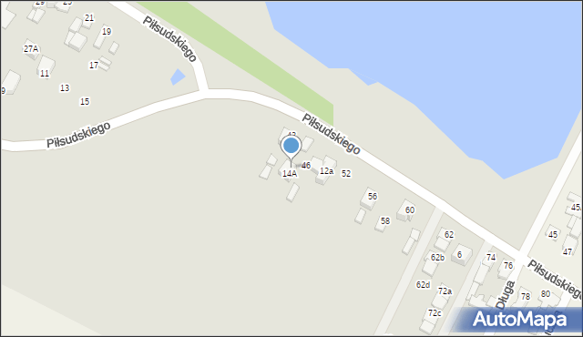 Radzymin, Piłsudskiego Józefa, marsz., 44, mapa Radzymin