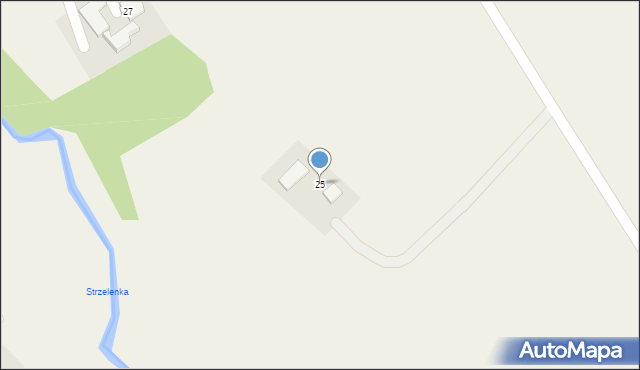 Rębiechowo, Piaskowa, 25, mapa Rębiechowo