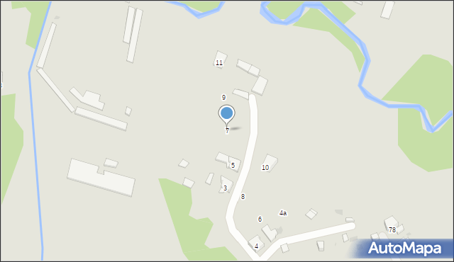 Ruda Śląska, Piękna, 7, mapa Rudy Śląskiej