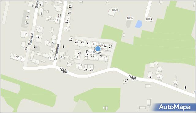 Ruda Śląska, Pitloków Stefanii i Emanuela, 7, mapa Rudy Śląskiej