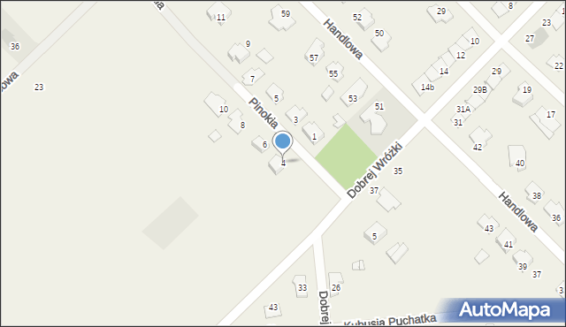 Rybienko Nowe, Pinokia, 4, mapa Rybienko Nowe