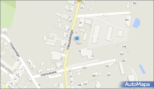Rypin, Piłsudskiego Józefa, marsz., 28, mapa Rypin