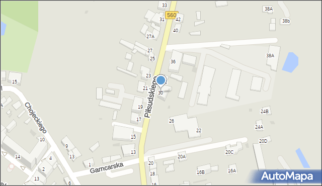 Rypin, Piłsudskiego Józefa, marsz., 30, mapa Rypin
