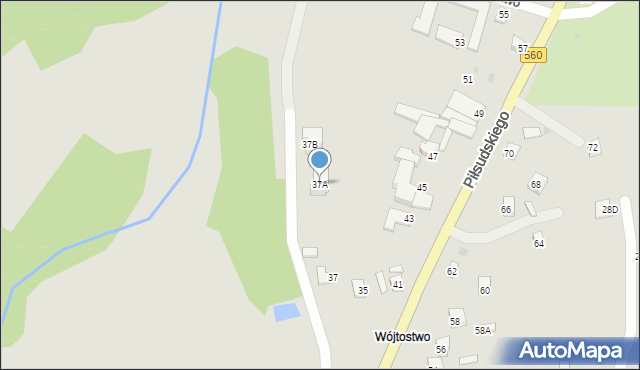 Rypin, Piłsudskiego Józefa, marsz., 37A, mapa Rypin