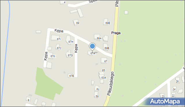 Rypin, Piłsudskiego Józefa, marsz., 67A, mapa Rypin