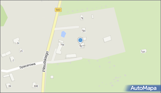 Rypin, Piłsudskiego Józefa, marsz., 76, mapa Rypin