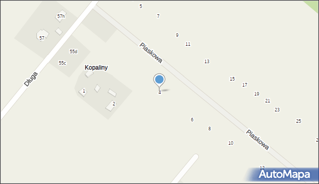 Rytwiany, Piaskowa, 4, mapa Rytwiany