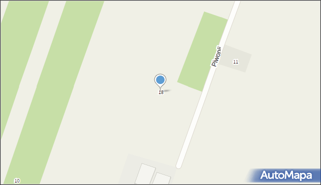 Rżyska, Piwonii, 18, mapa Rżyska