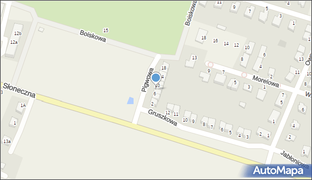 Sadków, Pigwowa, 8, mapa Sadków
