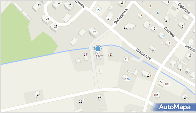 Sadlinki, Piaski, 13a, mapa Sadlinki