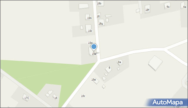 Sadlinki, Piaski, 19e, mapa Sadlinki