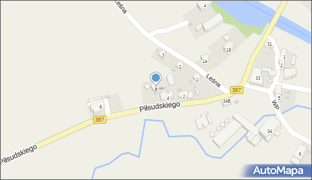 Ścinawka Średnia, Piłsudskiego Józefa, marsz., 6, mapa Ścinawka Średnia