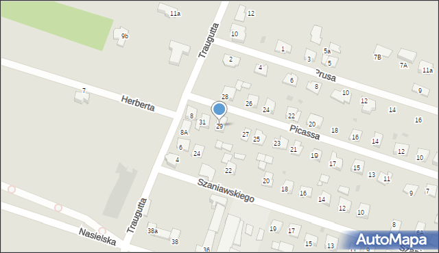Serock, Picassa Pablo, 29, mapa Serock