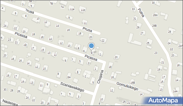 Serock, Picassa Pablo, 4, mapa Serock