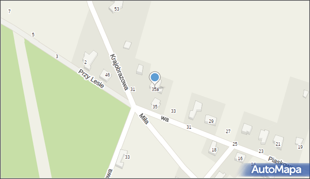 Siedlec, Piaskowa, 35a, mapa Siedlec
