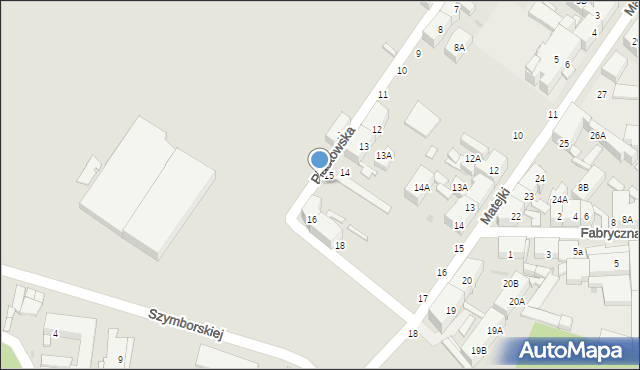 Siemianowice Śląskie, Piastowska, 15A, mapa Siemianowice Śląskie