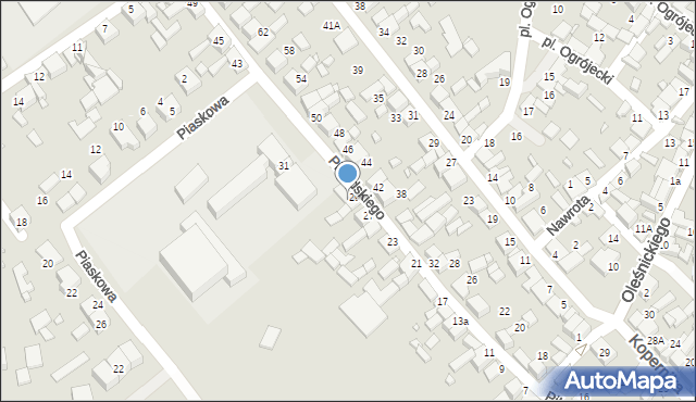 Siewierz, Piłsudskiego Józefa, marsz., 41, mapa Siewierz