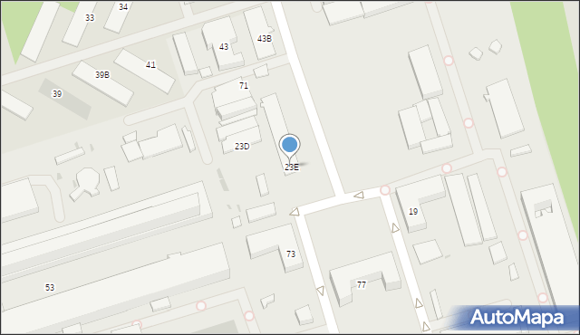 Skawina, Piłsudskiego Józefa, marsz., 23E, mapa Skawina