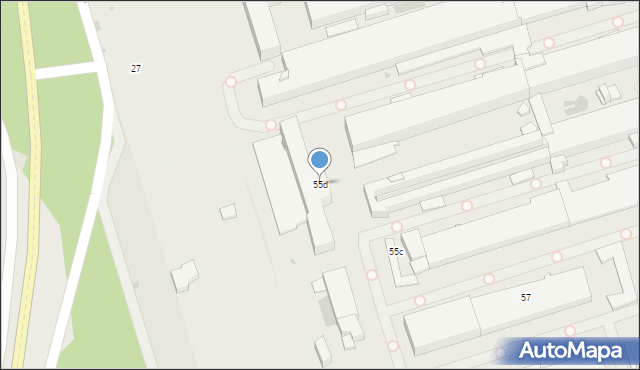 Skawina, Piłsudskiego Józefa, marsz., 55d, mapa Skawina