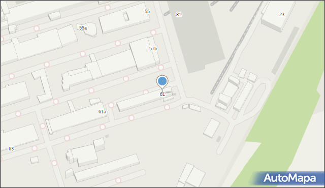 Skawina, Piłsudskiego Józefa, marsz., 61, mapa Skawina