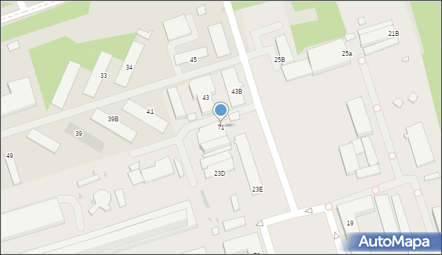 Skawina, Piłsudskiego Józefa, marsz., 71, mapa Skawina