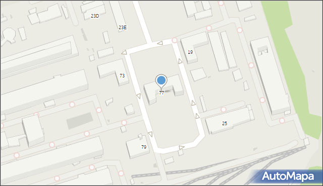 Skawina, Piłsudskiego Józefa, marsz., 77, mapa Skawina