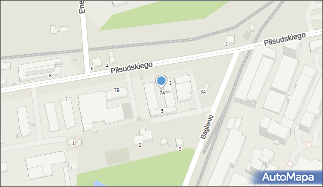 Skawina, Piłsudskiego Józefa, marsz., 7A, mapa Skawina