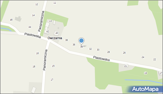 Skawinki, Piastowska, 34, mapa Skawinki