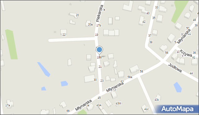 Skierniewice, Piekarska, 19b, mapa Skierniewic