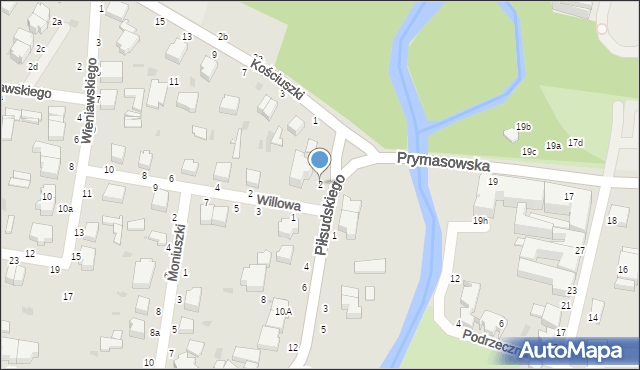 Skierniewice, Piłsudskiego Józefa, marsz., 2, mapa Skierniewic