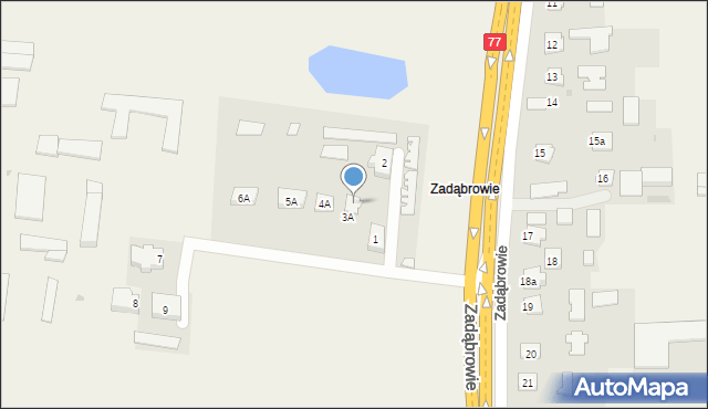 Skołoszów, Piłsudskiego Józefa, marsz., 3B, mapa Skołoszów