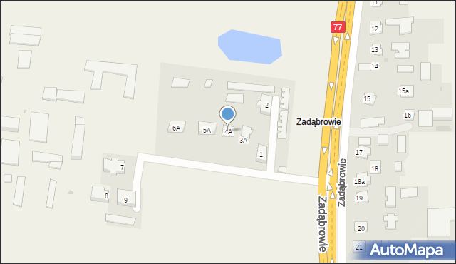 Skołoszów, Piłsudskiego Józefa, marsz., 4A, mapa Skołoszów