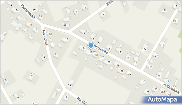 Skrbeńsko, Piotrowicka, 16, mapa Skrbeńsko