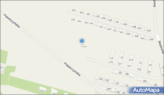 Słomin, Piaseczyńska, 13n, mapa Słomin