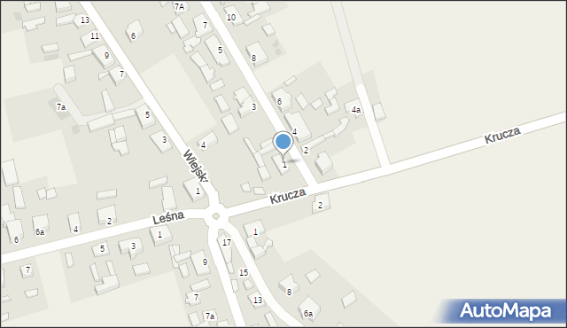 Słońsk, Piłsudskiego Józefa, marsz., 1, mapa Słońsk